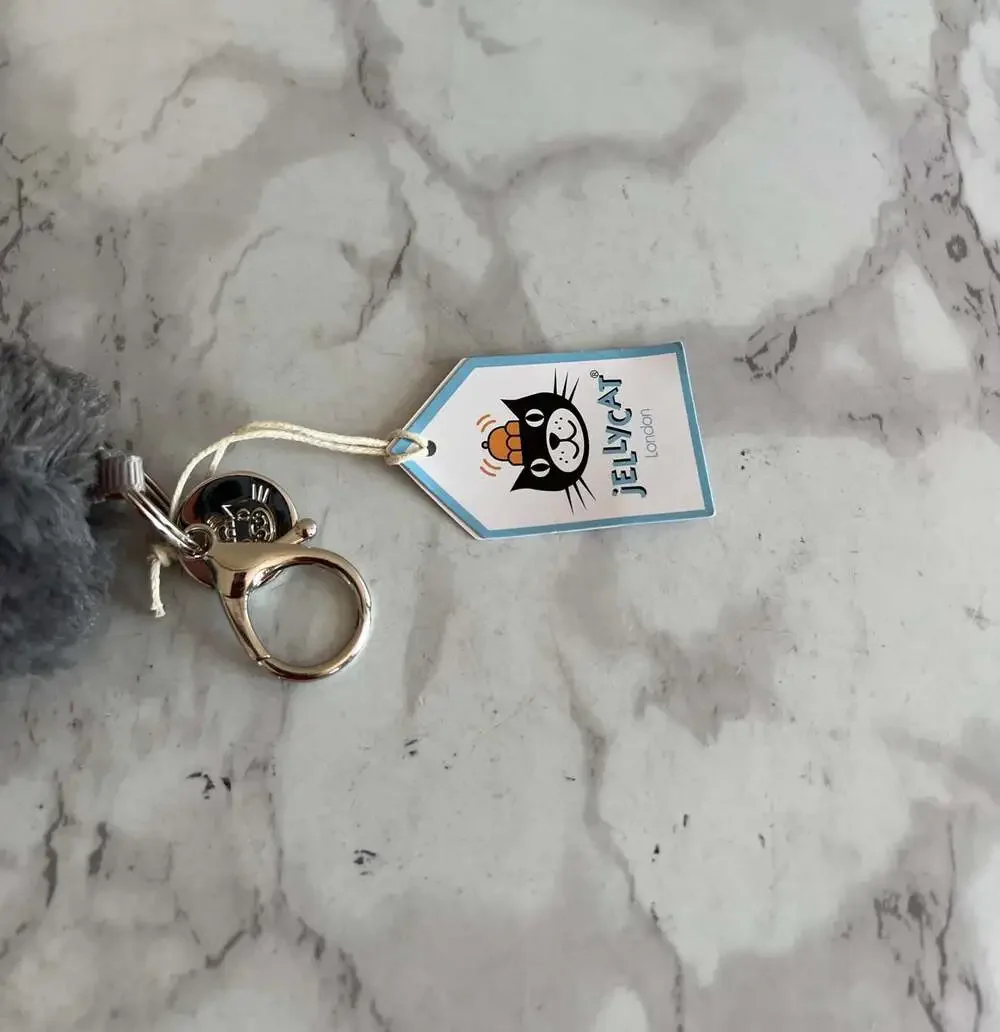 Jellycat Peanut Penguin Bag Charm Keychain 100% authentic